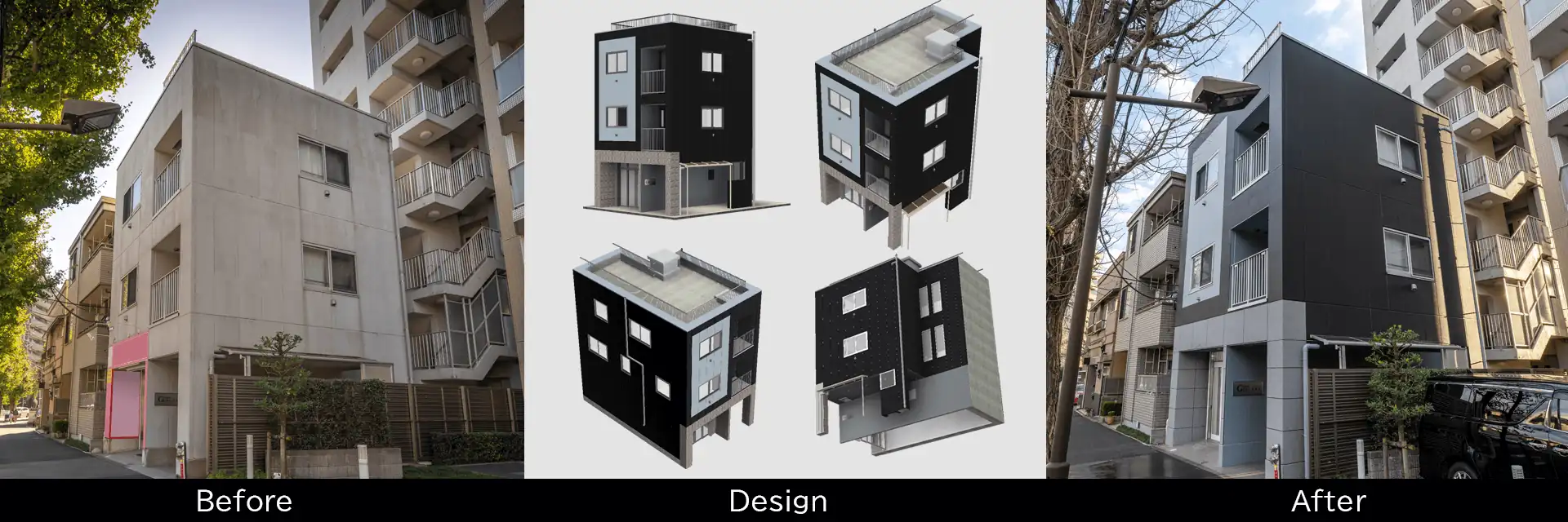 塗装のビフォアーアフター