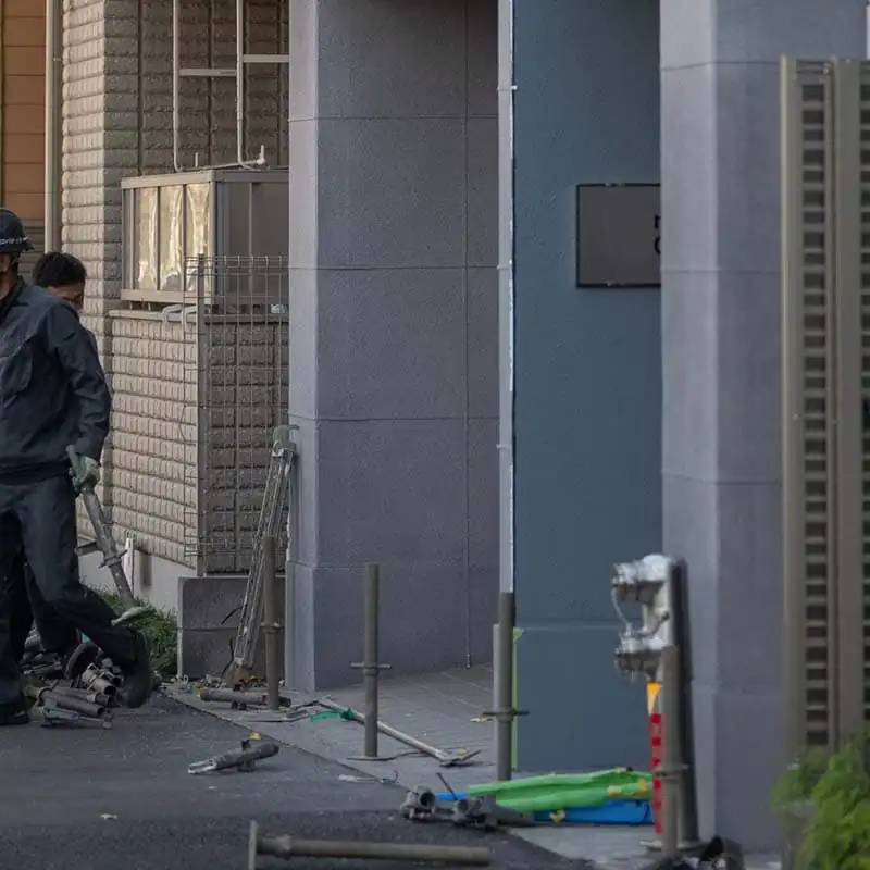 安全に足場解体